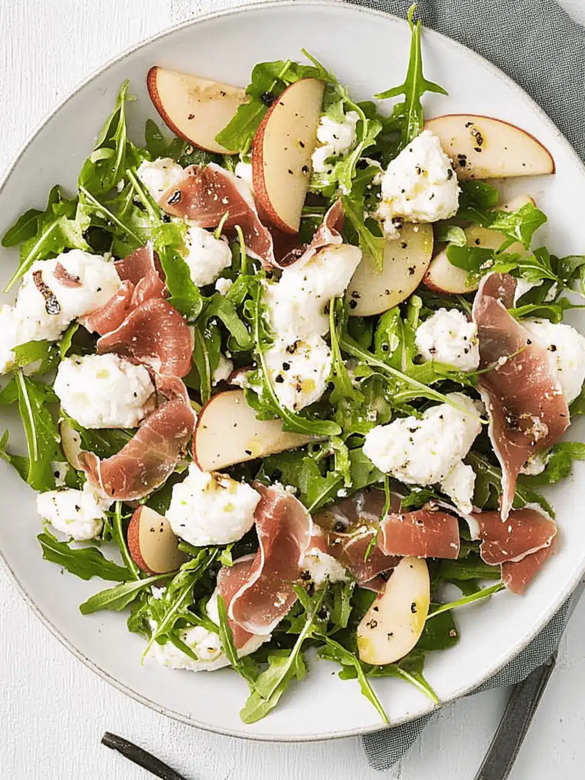 Prosciutto, Pear & Burrata Salad: A Quick Gourmet Treat 4 Prosciutto, Pear & Burrata Salad