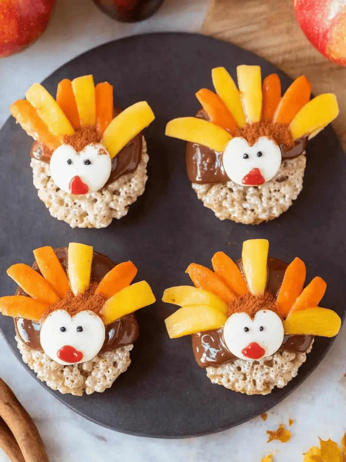 Delightful Rice Krispie Turkey Drumstick Treats for Thanksgiving 4 Rice Krispie Turkey Drumstick Treat
