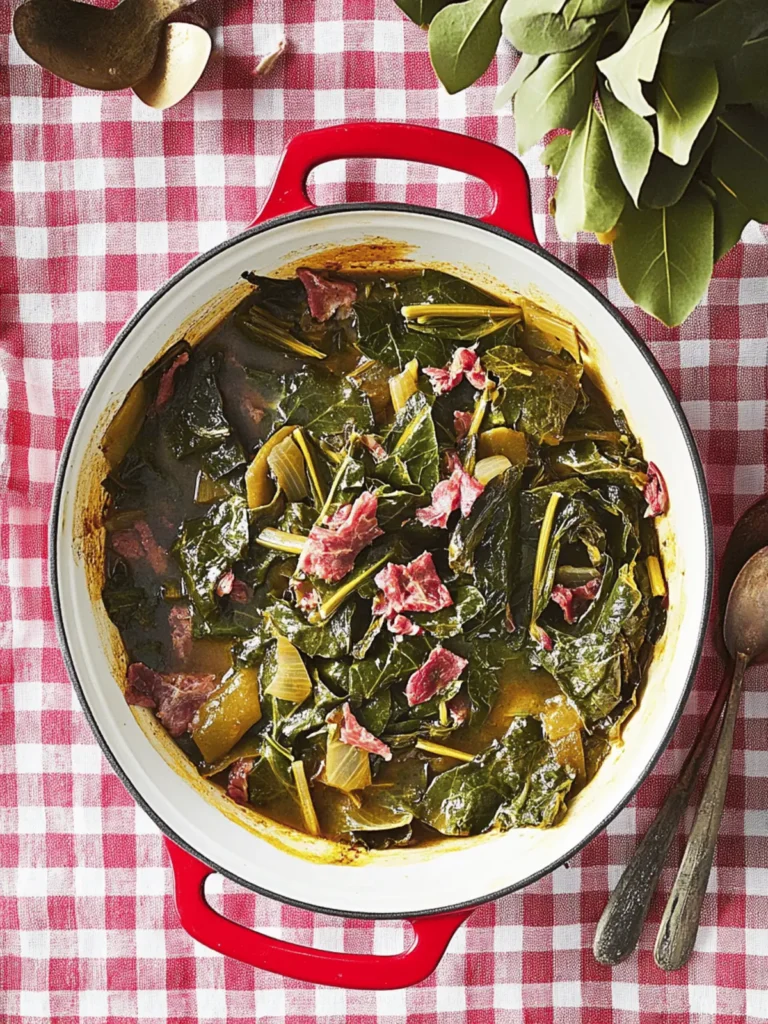 Savory Braised Greens with Bacon for Ultimate Comfort Food 3 Braised Greens
