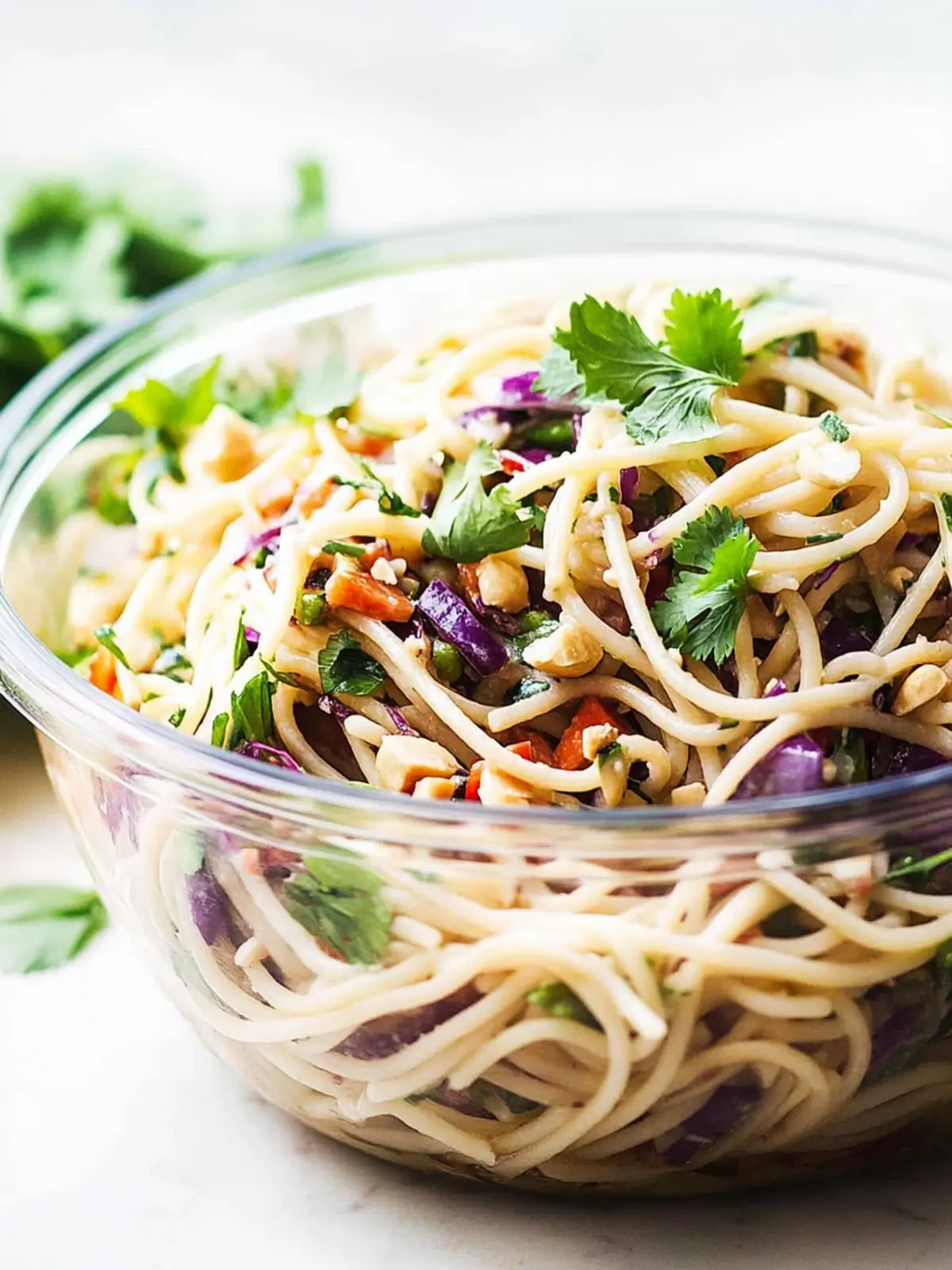 Thai Spaghetti Salad ~ a fan favorite pasta salad!