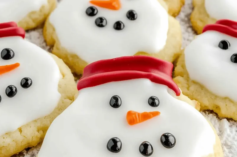 Melted Snowman Cookies (3 Ways)