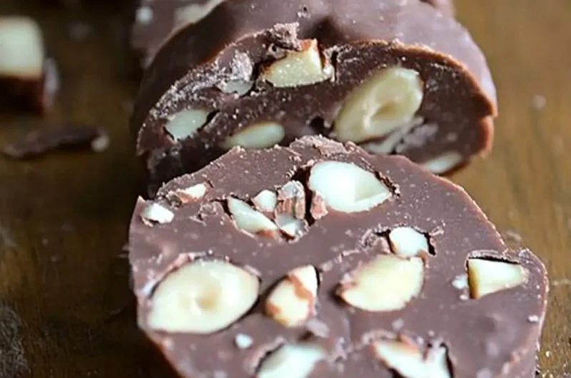Chocolate Walnut Shortbread Cookies