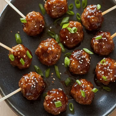 Korean-Style Cocktail Meatballs