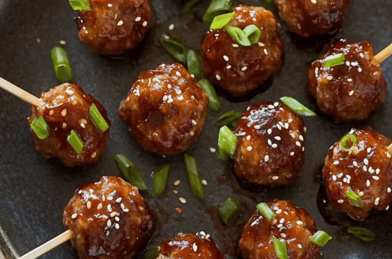 Korean-Style Cocktail Meatballs