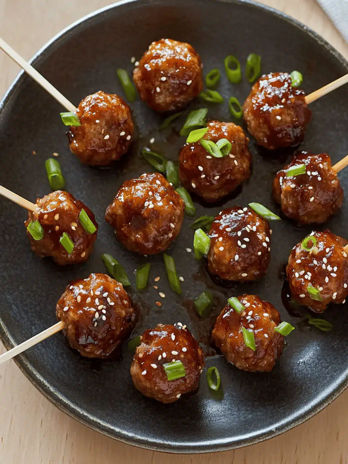 Korean-Style Cocktail Meatballs