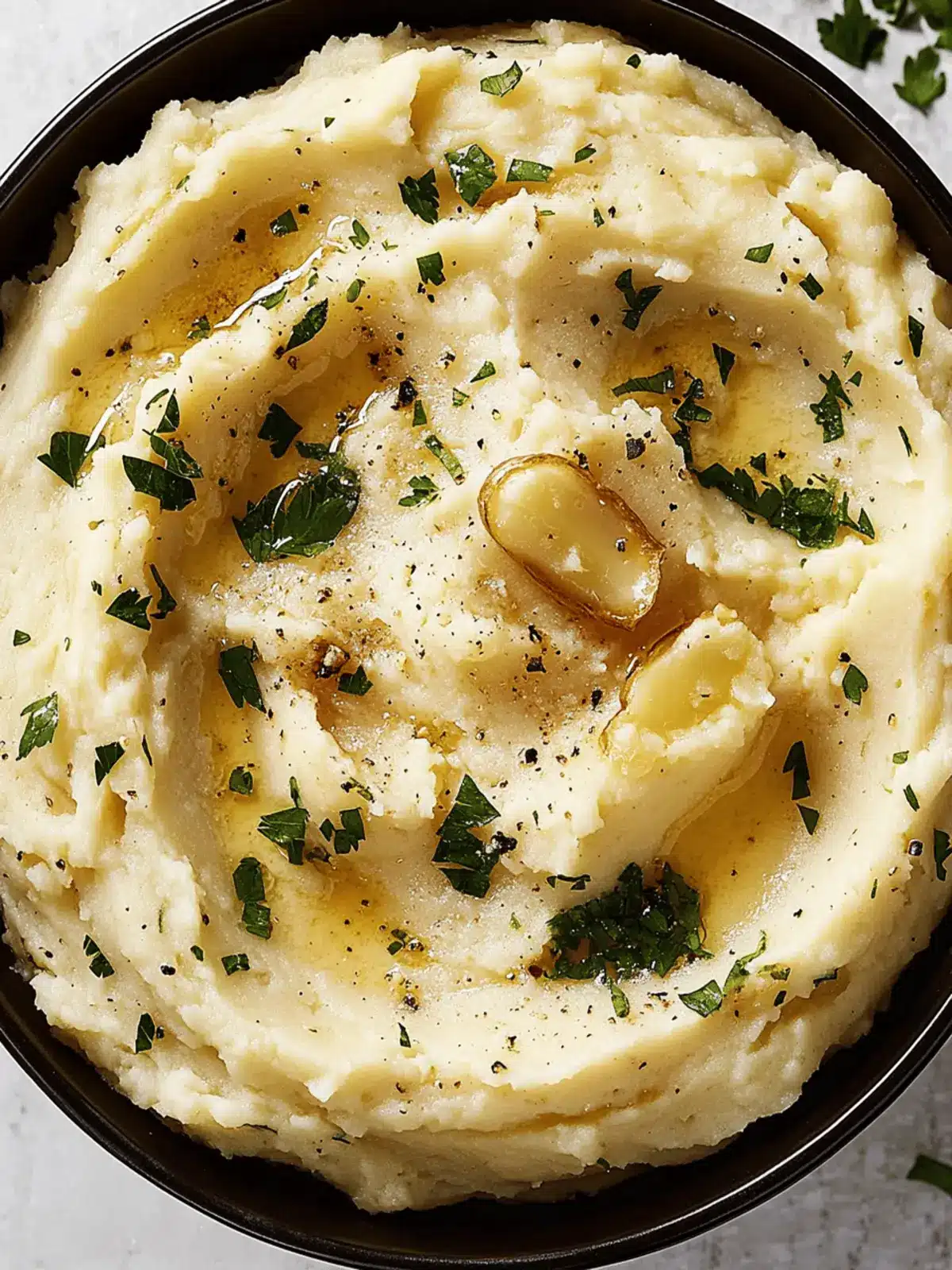 Creamy Garlic Mashed Potatoes with Balsamic Bliss 5 Garlic Mashed Potatoes