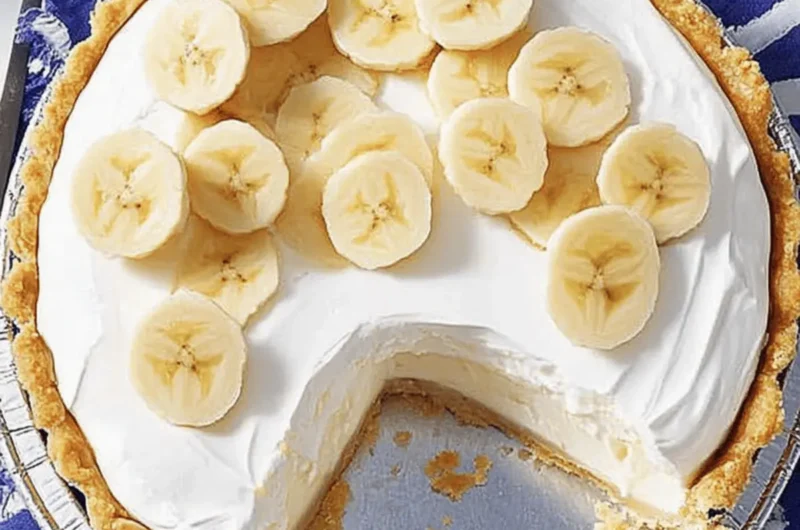 Banana Cream Pie with Pudding