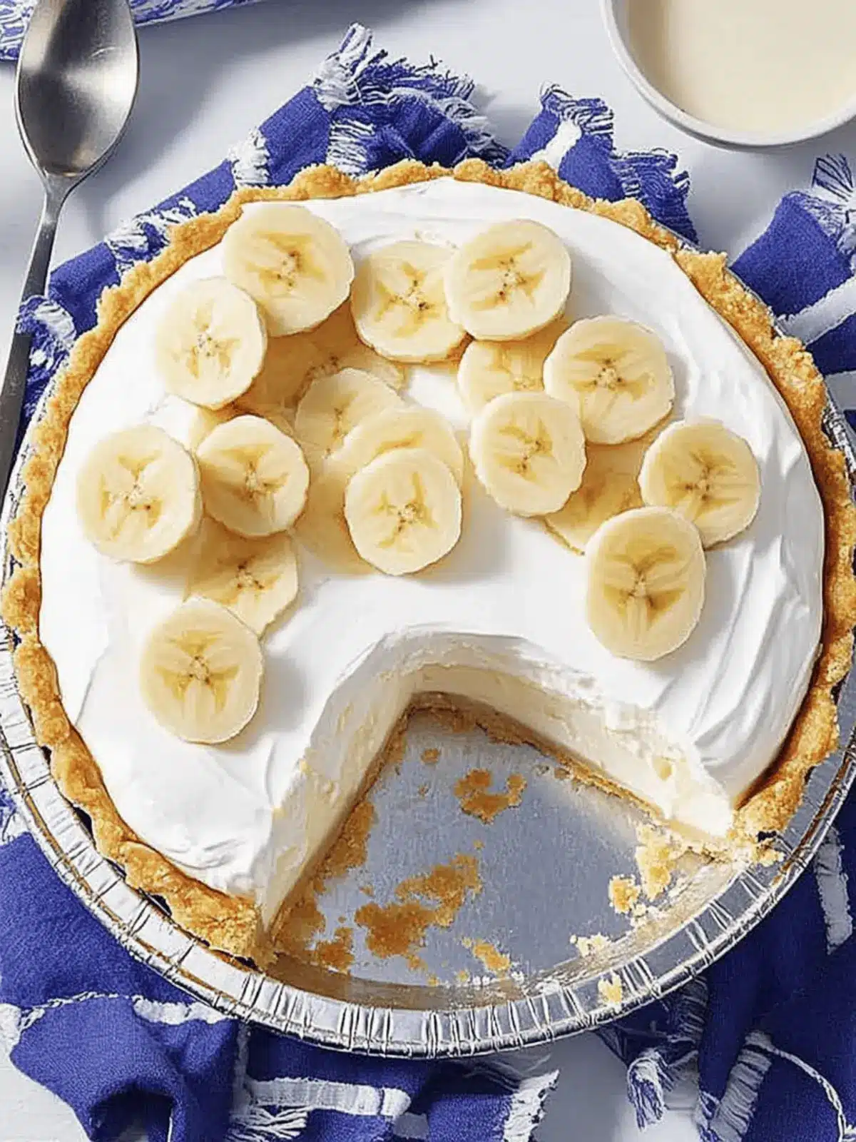 Banana Cream Pie with Pudding