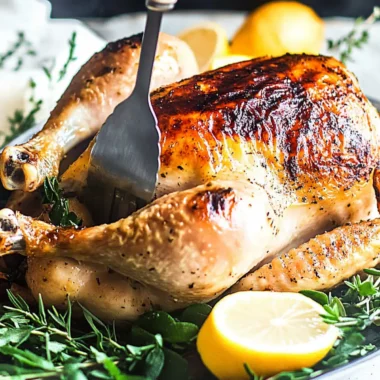 Savory Roast Chicken with Lemon and Herbs for Home Cooks 10 Roast Chicken with Lemon and Herbs