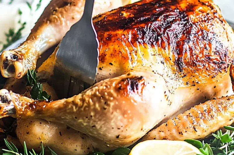 Roast Chicken with Lemon and Herbs