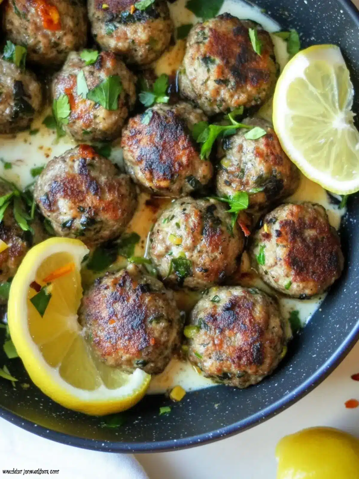 Mouthwatering Moroccan Meatballs with Cardamom and Lemon Delight 3 Moroccan Meatballs with Cardamom and Lemon