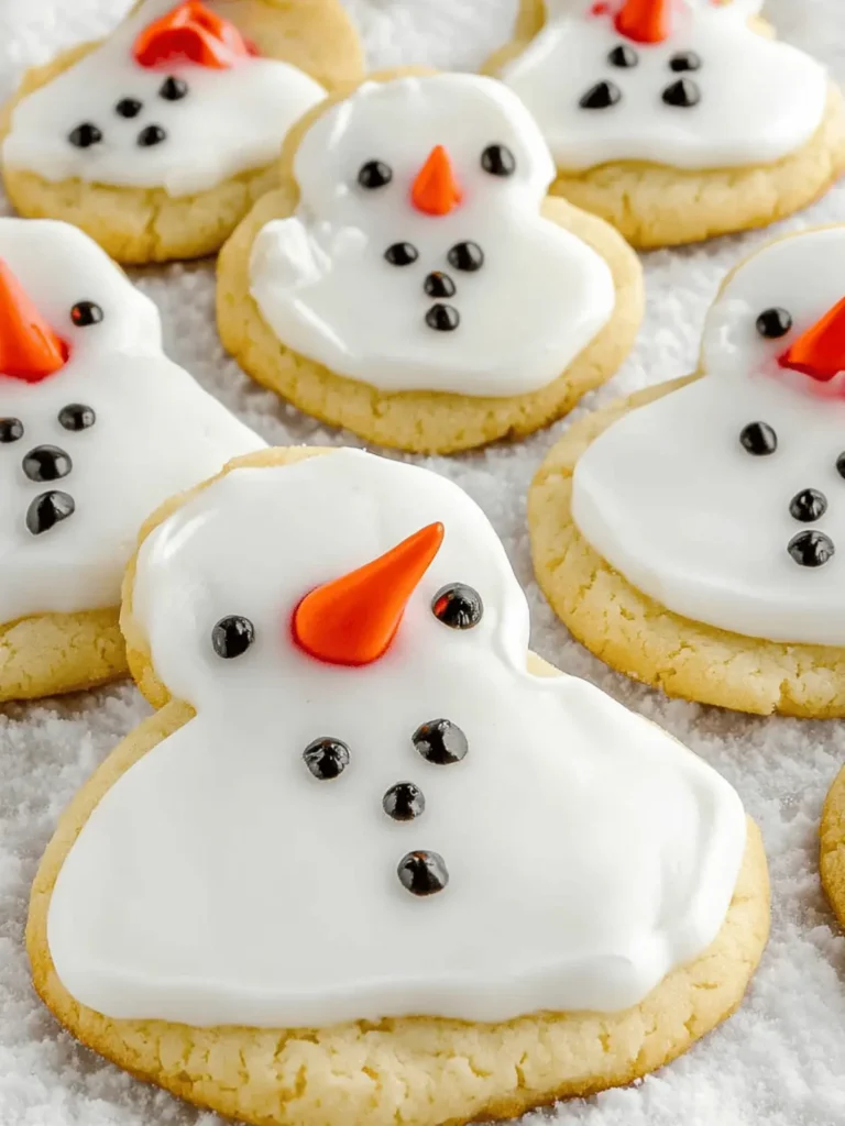 Melted Snowman Cookies (3 Ways)