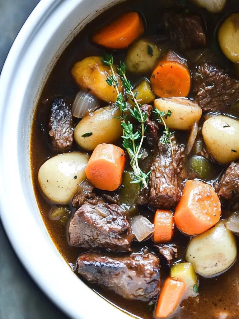 Crock Pot Beef Bourguignon: Effortless French Comfort Delight 2 Crock Pot Beef Bourguignon
