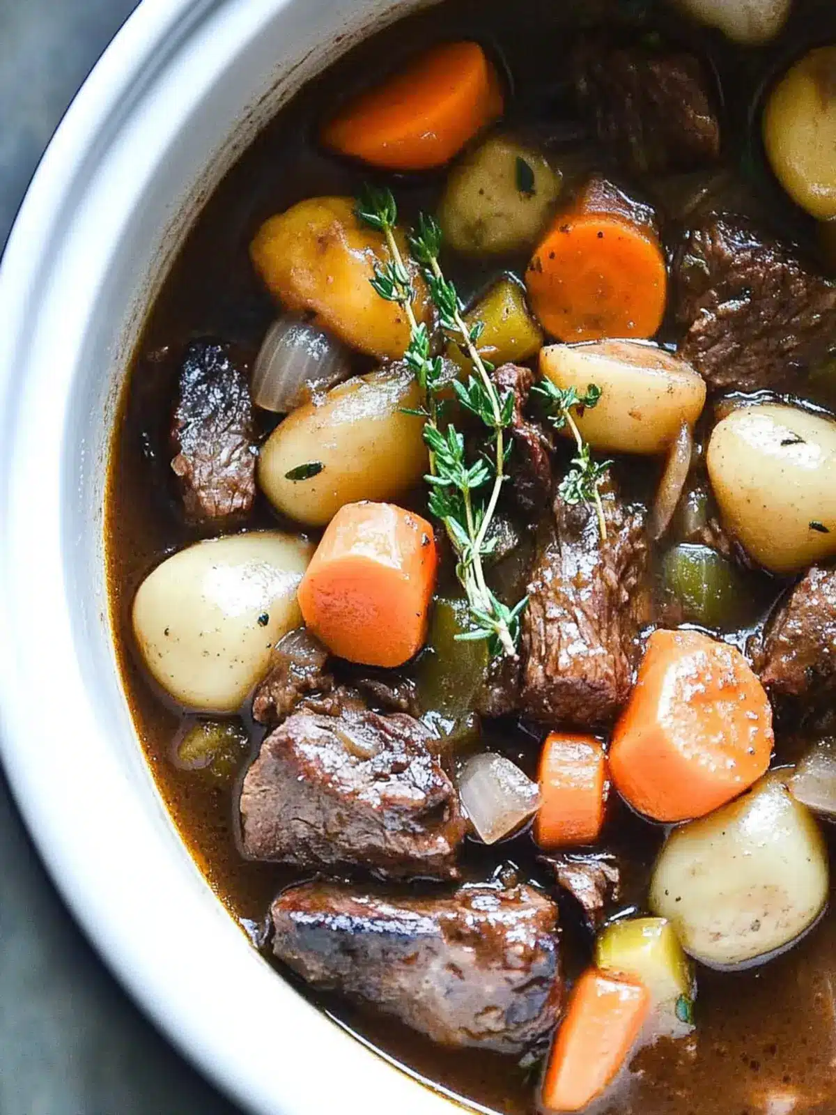 Crock Pot Beef Bourguignon: Effortless French Comfort Delight 2 Crock Pot Beef Bourguignon