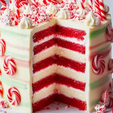 Candy Cane Cake