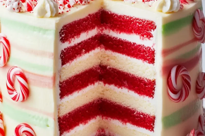 Candy Cane Cake