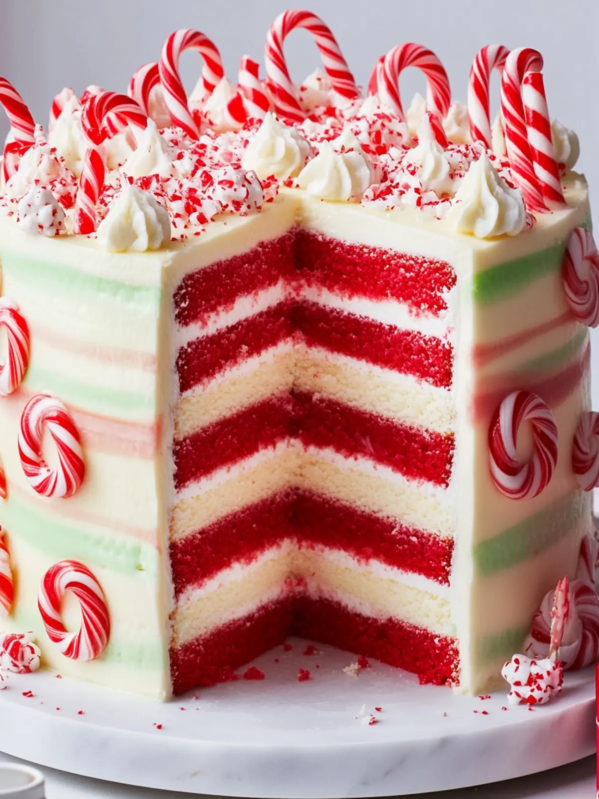 Candy Cane Cake