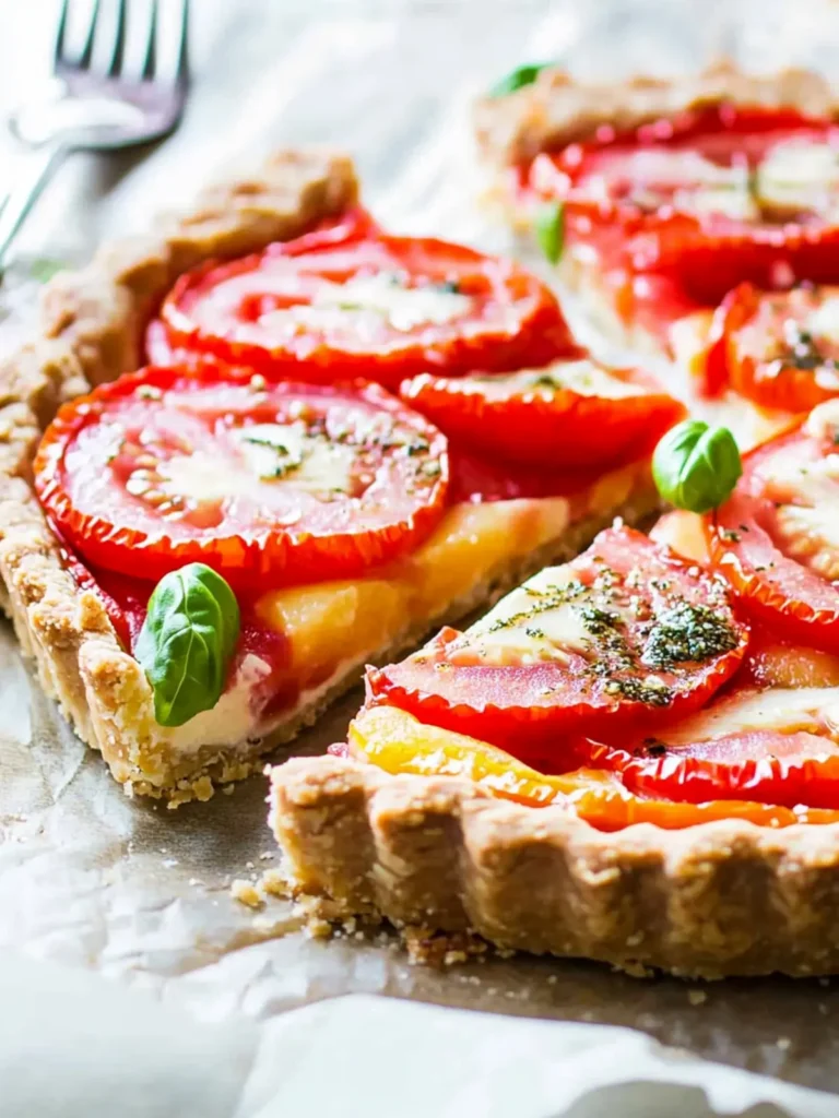 Simple Tomato Tart with a Press-In Crust for Effortless Elegance 3 Simple Tomato Tart with a Press-In Crust!