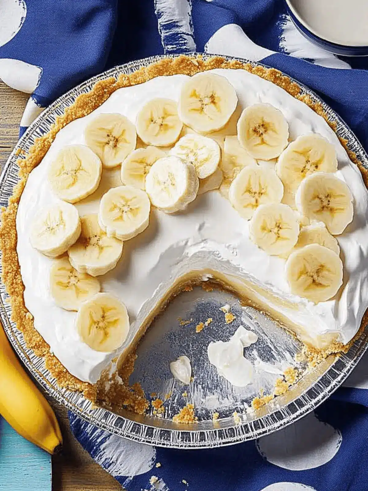 Banana Cream Pie with Pudding