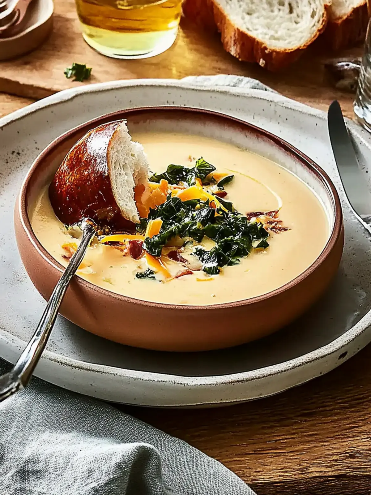 Slow-Cooker Cheddar Soup