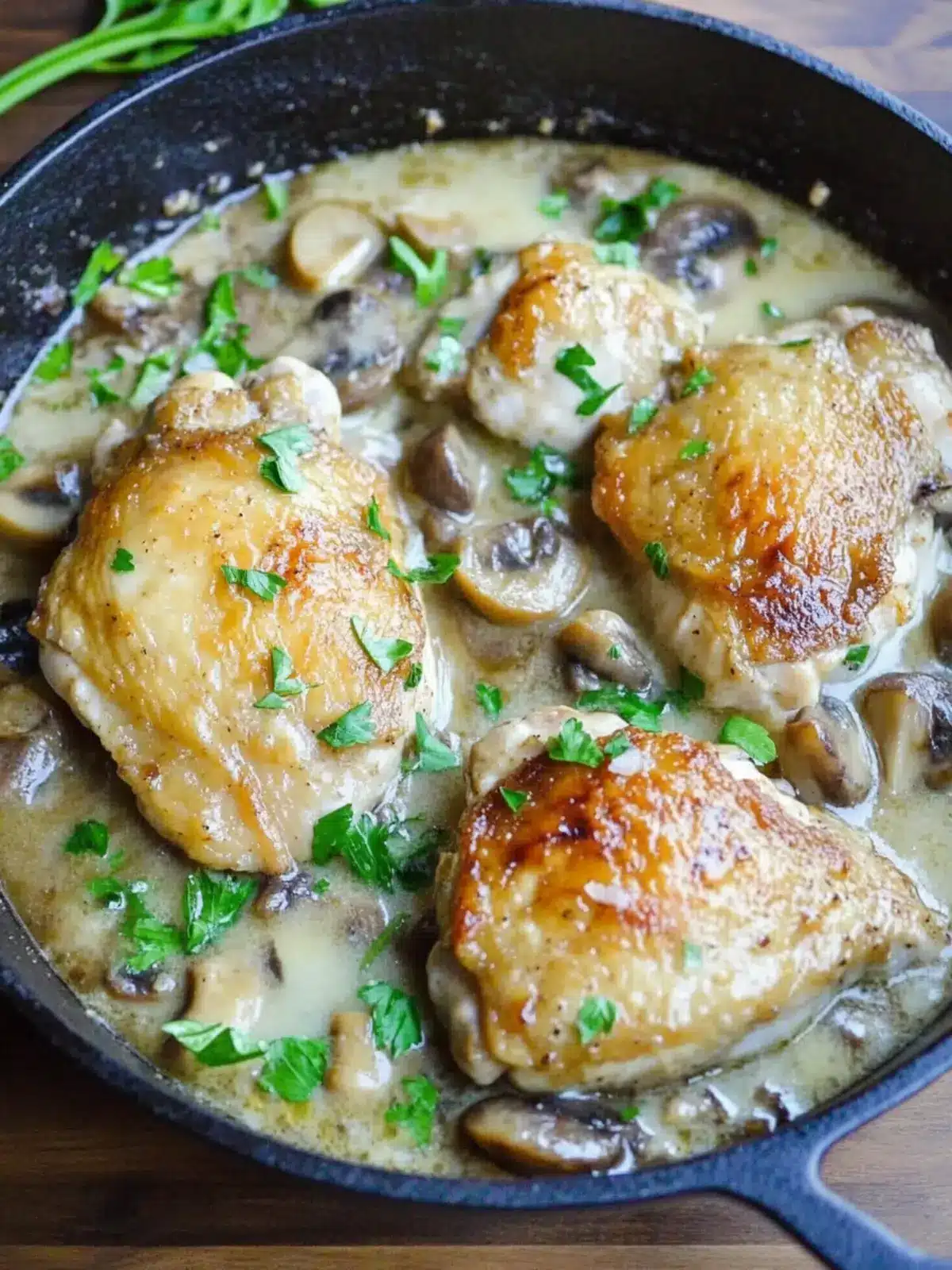 Savor Cozy Nights with Chicken Thighs Marsala Delight 4 Chicken Thighs Marsala