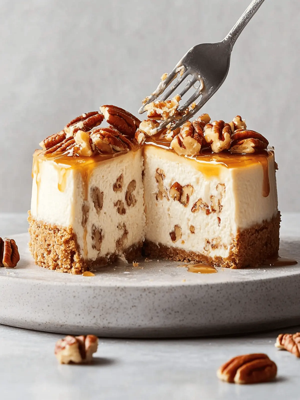 Butter Pecan Cheesecake