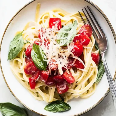 Easy Pasta Alla Checca