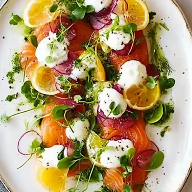 Smoked Salmon Carpaccio: A Stunning Party Starter Awaits 10 Smoked salmon carpaccio