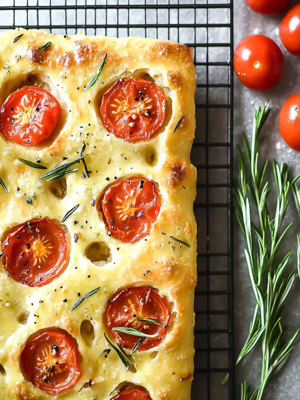 Cherry Tomato Focaccia