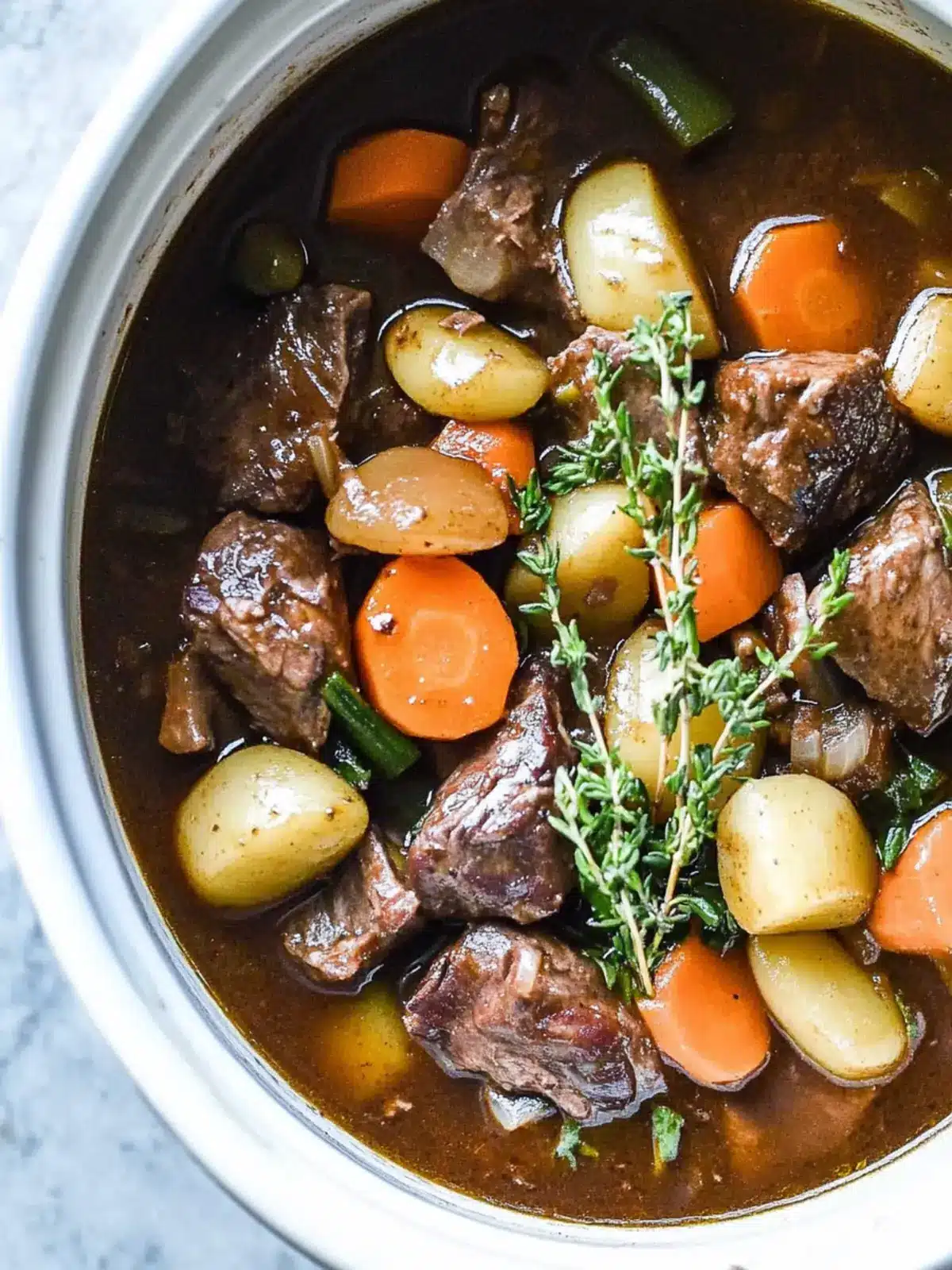 Crock Pot Beef Bourguignon: Effortless French Comfort Delight 4 Crock Pot Beef Bourguignon