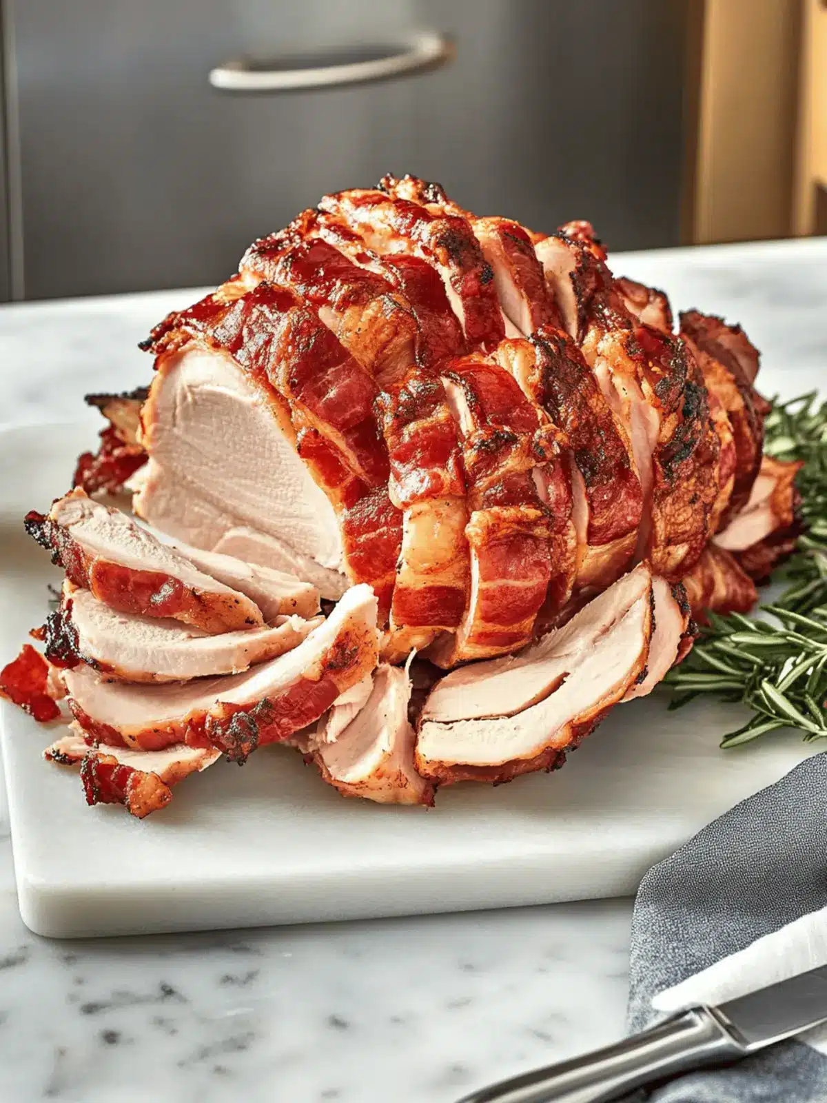 Bacon-Wrapped Turkey