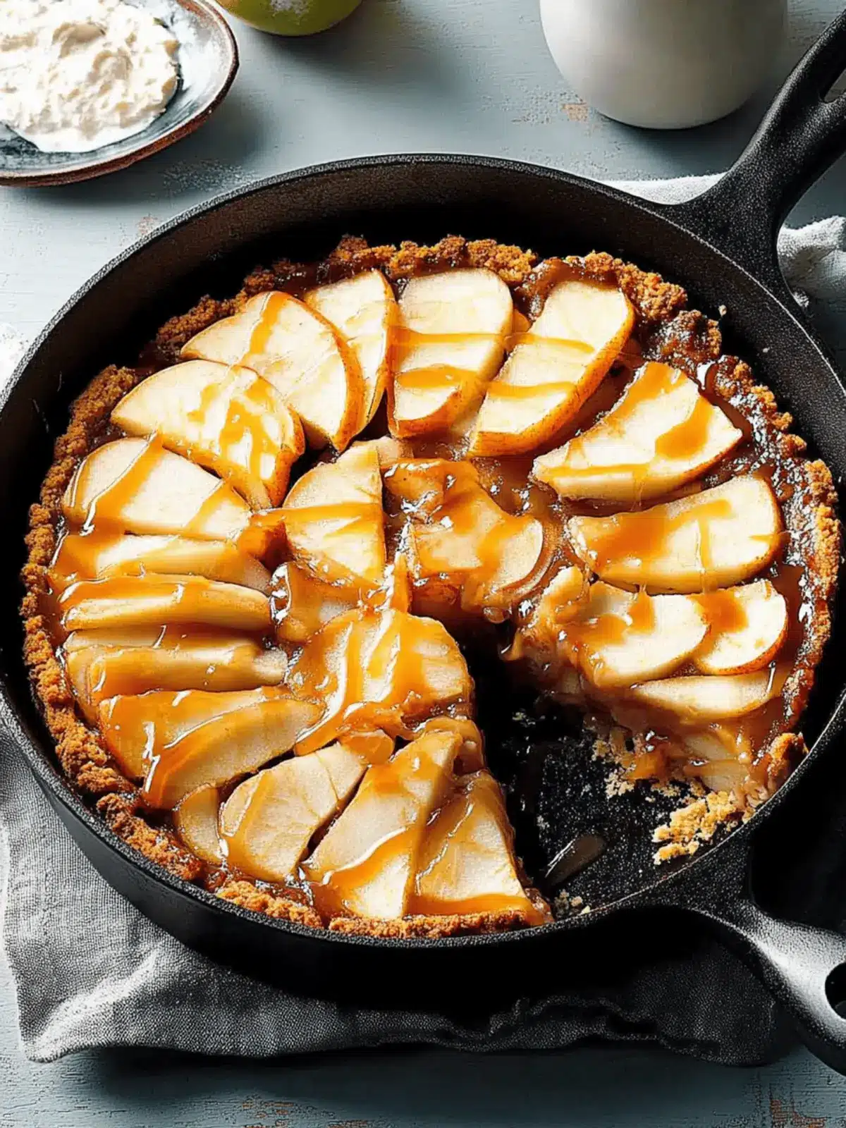 Caramel-Apple Skillet Buckle