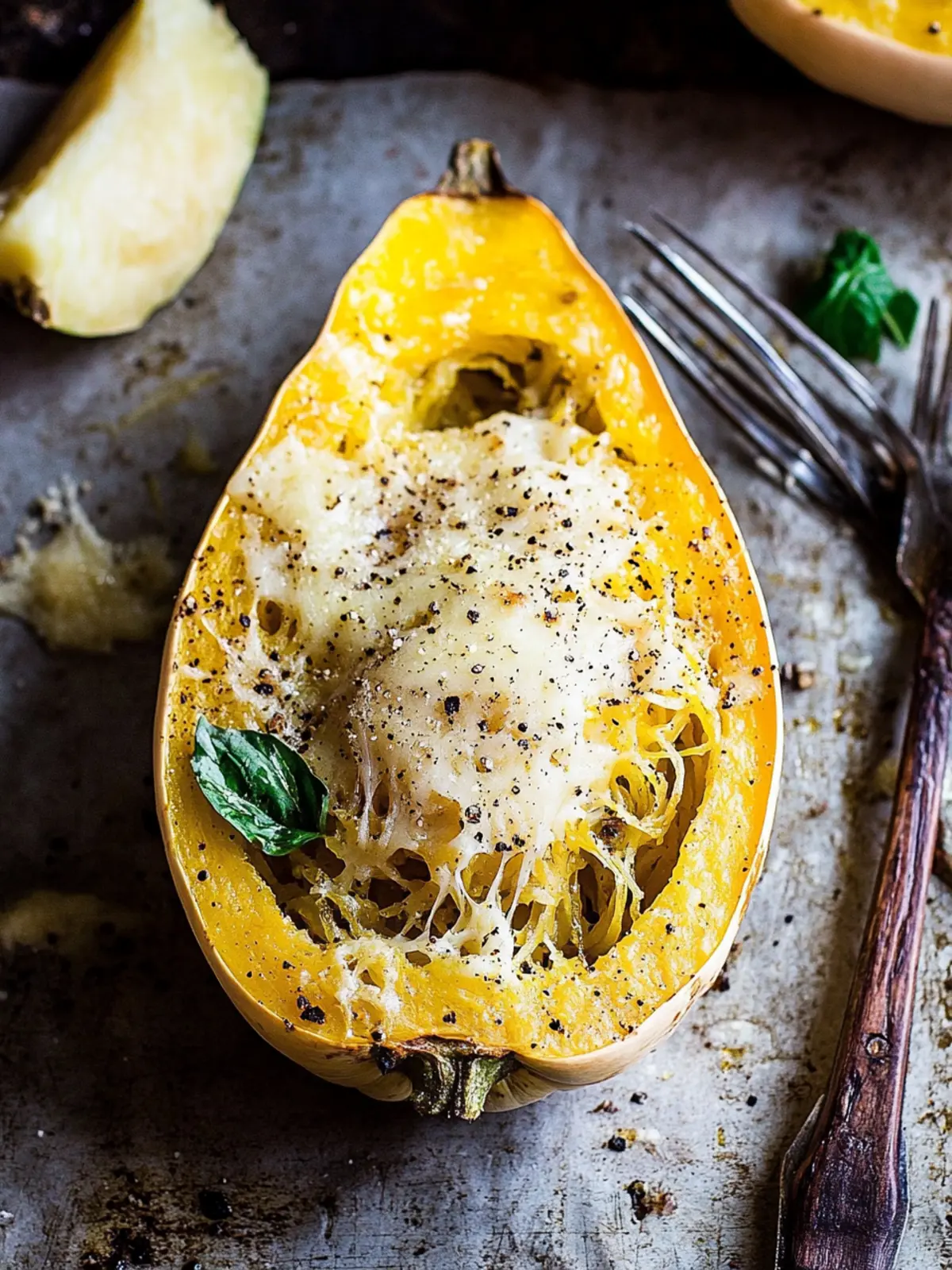 Cacio e Pepe Spaghetti Squash: A Cozy Low-Carb Comfort Meal 5 Cacio e Pepe Spaghetti Squash