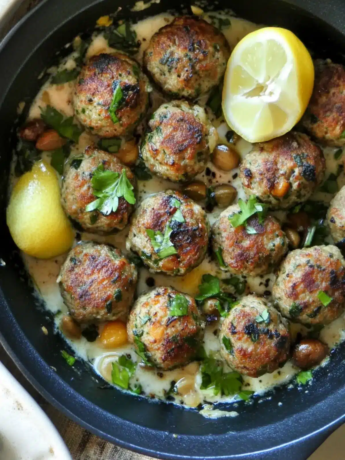 Mouthwatering Moroccan Meatballs with Cardamom and Lemon Delight 4 Moroccan Meatballs with Cardamom and Lemon