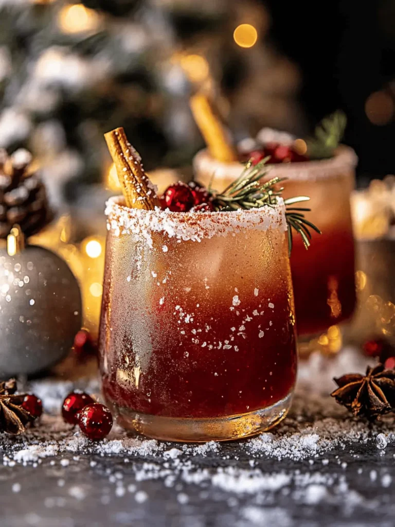 Whoville’s Spiced Up Christmas Margarita (with mocktail)