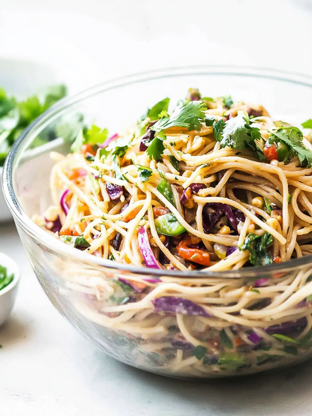 Thai Spaghetti Salad ~ a fan favorite pasta salad!