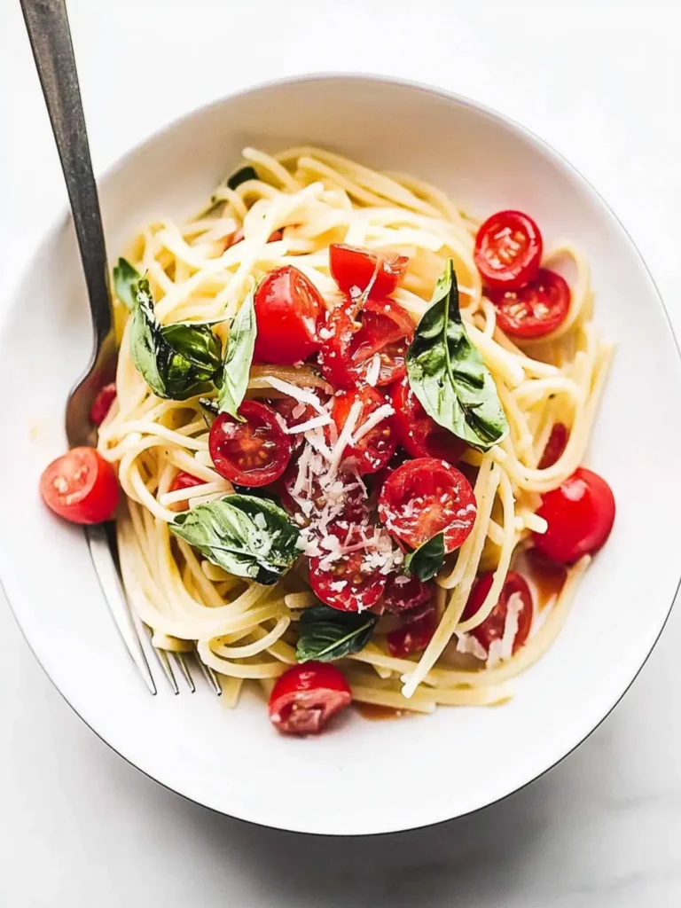 Easy Pasta Alla Checca