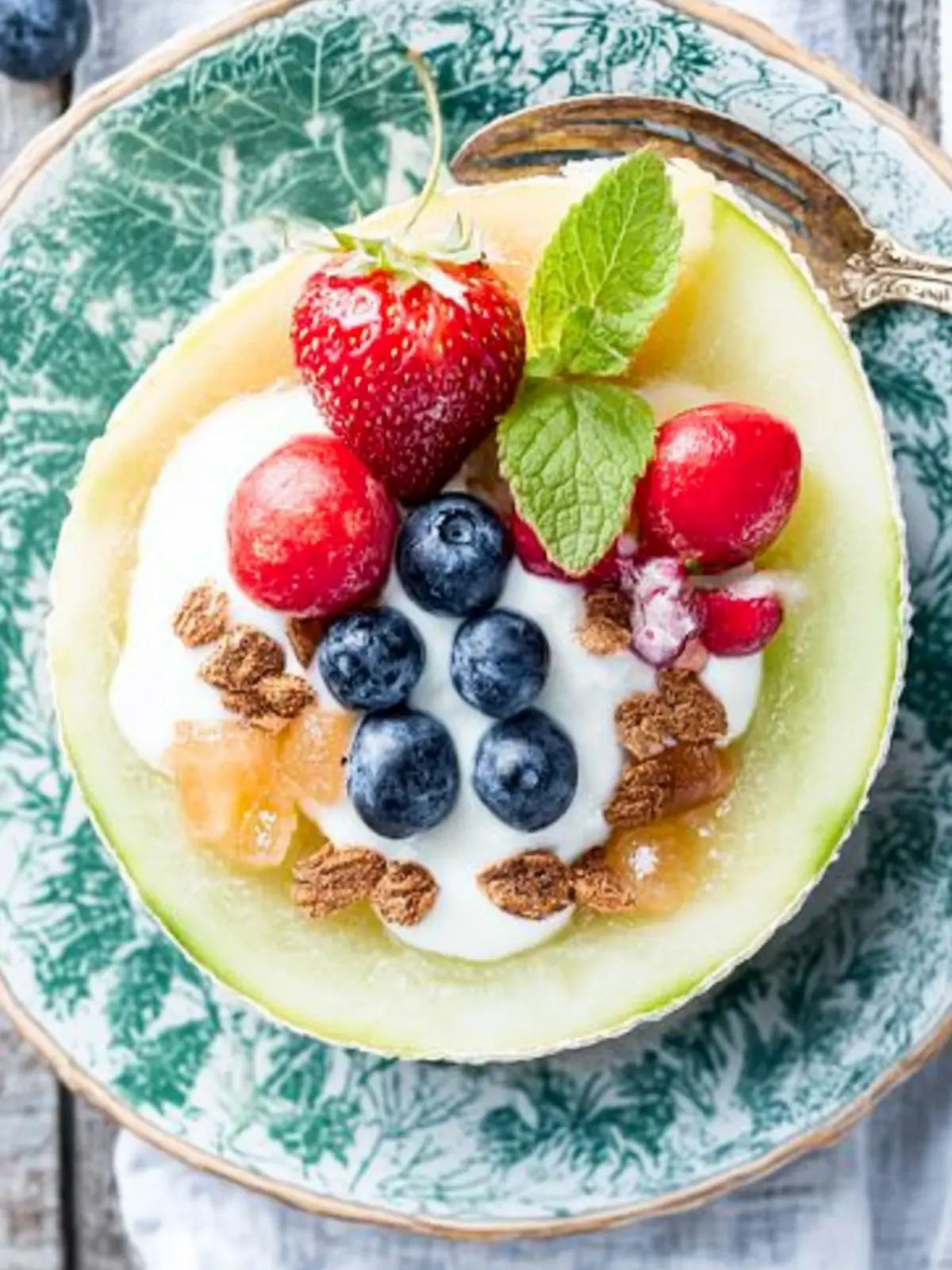 Breakfast Melon Bowls