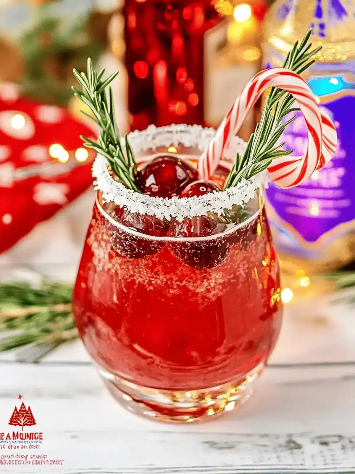 Cranberry Rosemary Cocktail – Perfect Christmas Cocktail