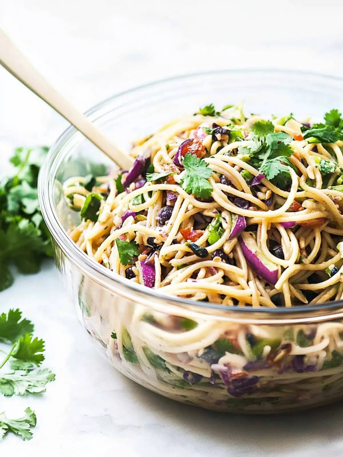Thai Spaghetti Salad ~ a fan favorite pasta salad!