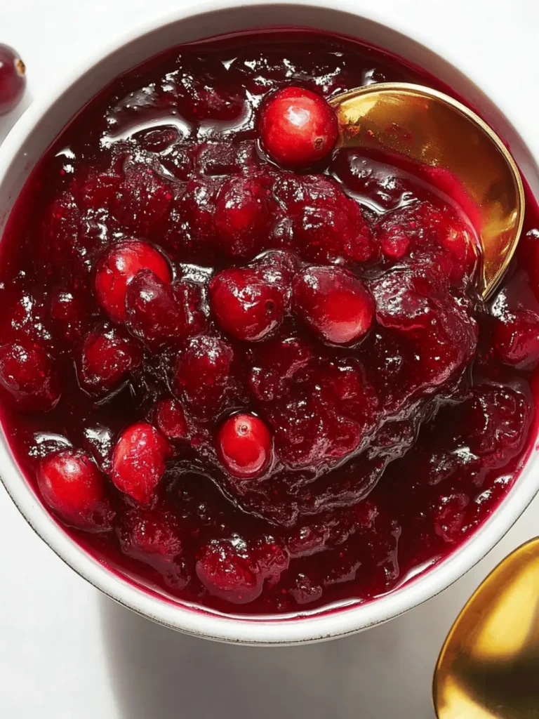 Deliciously Easy Homemade Cranberry Sauce for Holidays 3 Homemade Cranberry Sauce