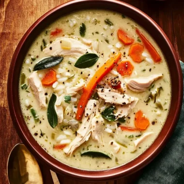 Creamy Chicken-And-Rice Soup