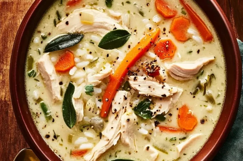 Creamy Chicken-And-Rice Soup