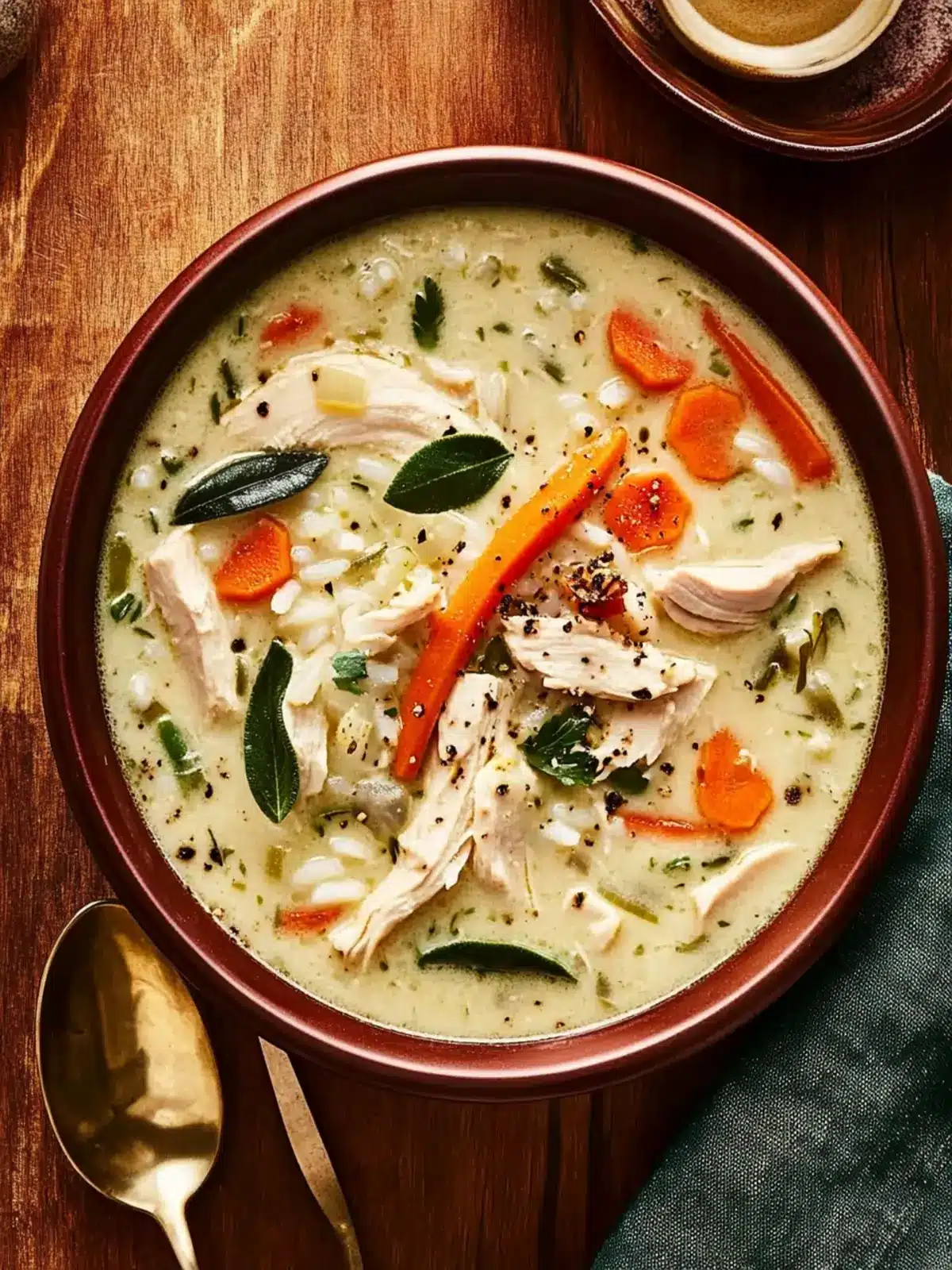 Creamy Chicken-And-Rice Soup