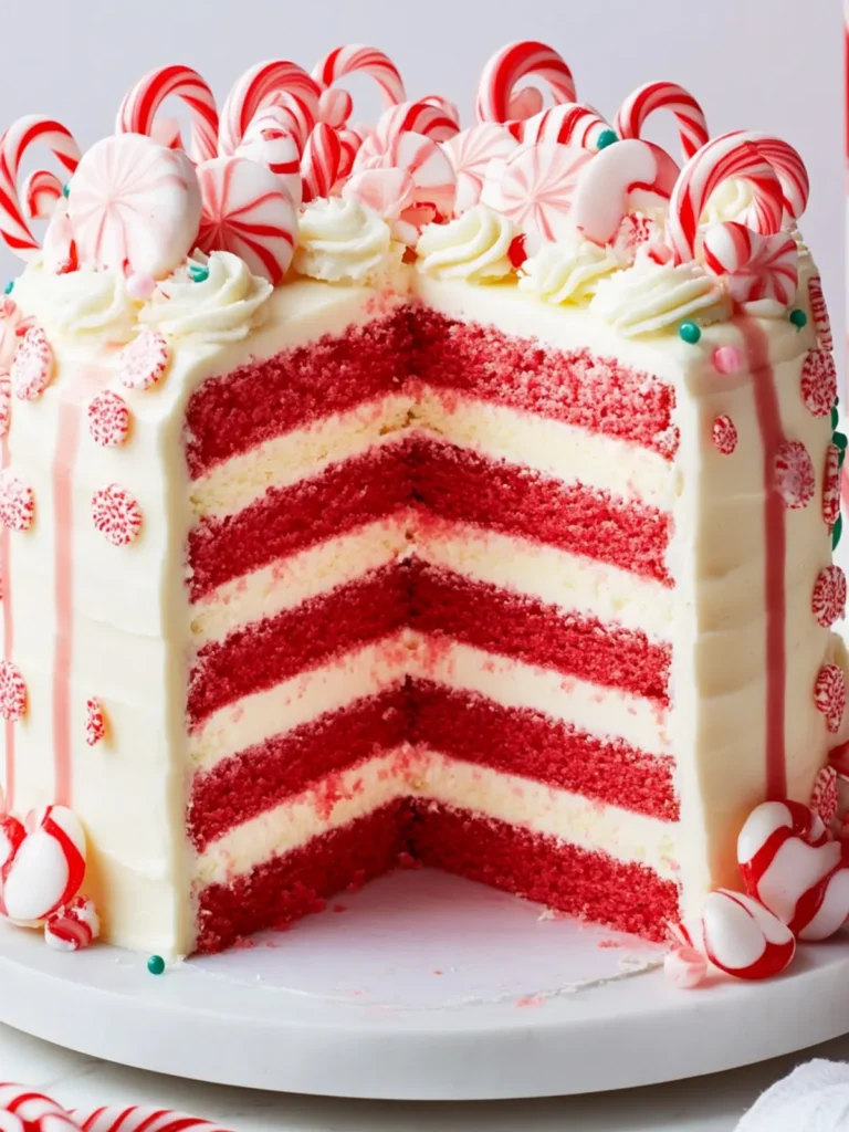 Delightful Candy Cane Cake: Your Festive Holiday Showstopper 3 Candy Cane Cake