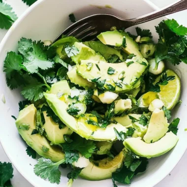 Avocado Salad with Herbs: A Fresh Vegan Treat in 15 Minutes 9 Avocado Salad with Herbs
