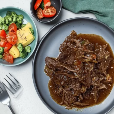 Slow-Cooked Mediterranean Braised Beef