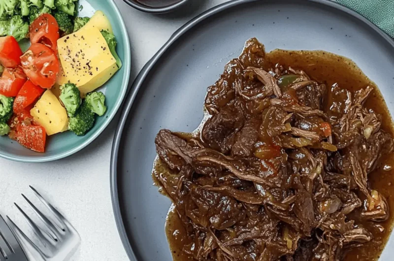 Slow-Cooked Mediterranean Braised Beef