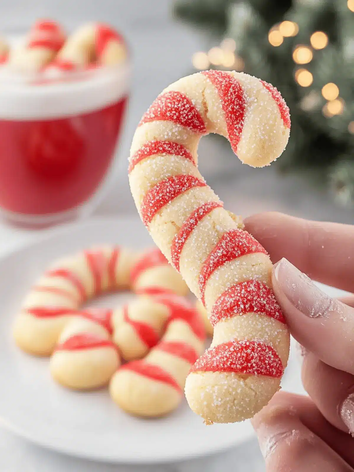 Candy Cane Cookies