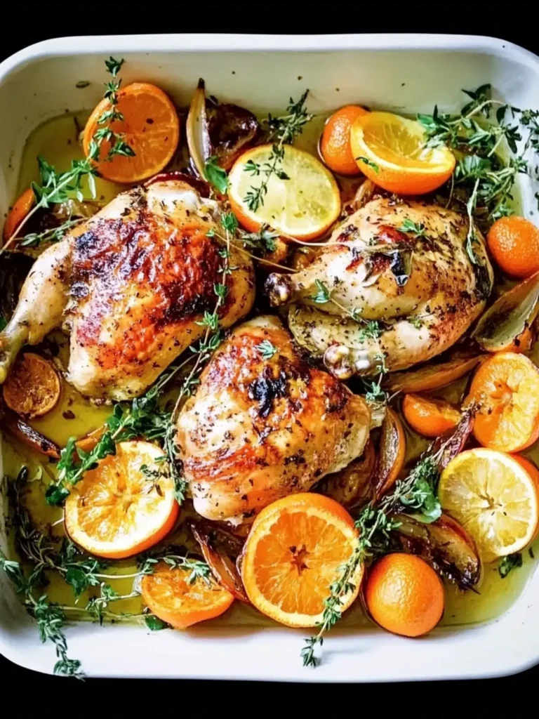 Roasted Chicken with Clementines: A Citrus-Infused Feast 4 Roasted Chicken with Clementines